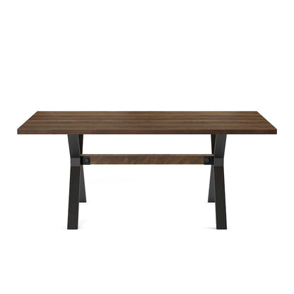 Ensemble de salle à manger 7 pièces Amisco Leonie (table en bois) et chaises Snyder