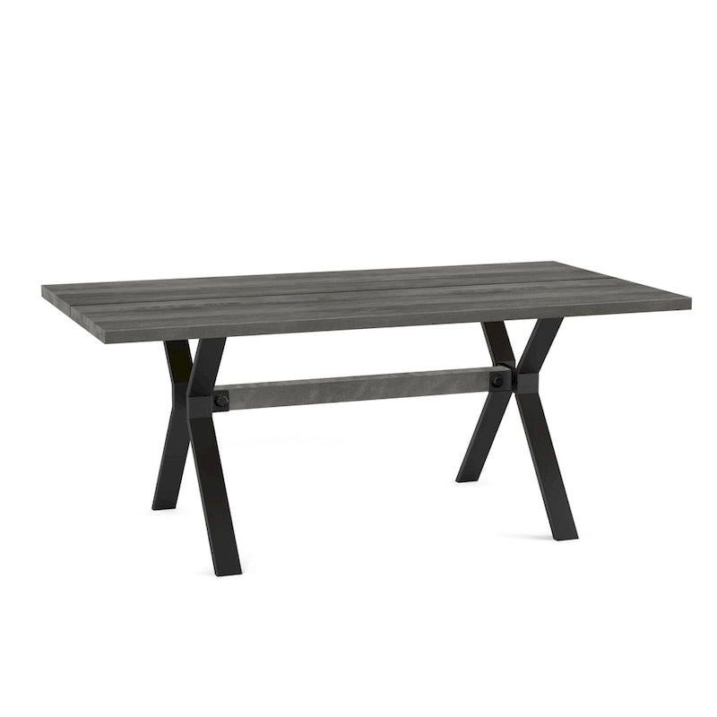 Ensemble de salle à manger 7 pièces Amisco Leonie (table en bois) et chaises Snyder