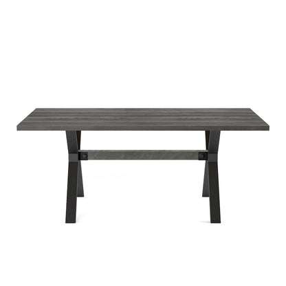 Ensemble de salle à manger 7 pièces Amisco Leonie (table en bois) et chaises Snyder