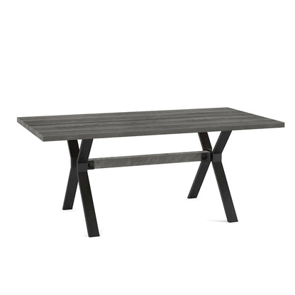 Ensemble de salle à manger 7 pièces Amisco Leonie (table en bois) et chaises Snyder