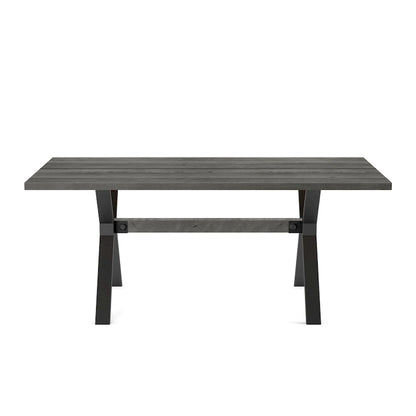 Ensemble de salle à manger 7 pièces Amisco Leonie (table en bois) et chaises Snyder