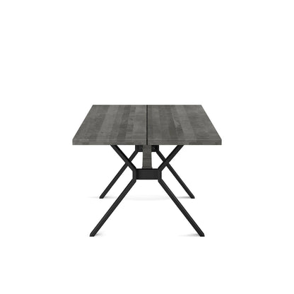 Ensemble de salle à manger 7 pièces Amisco Leonie (table en bois) et chaises Snyder