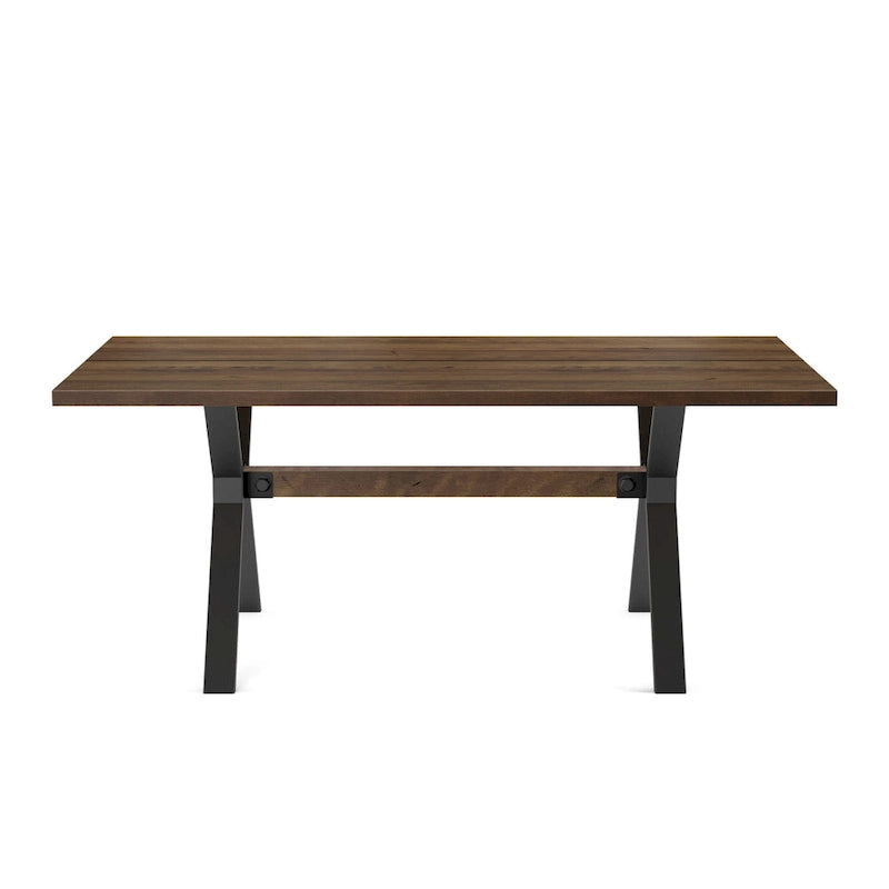 Ensemble de salle à manger 7 pièces Amisco Leonie (table en bois) et chaises Snyder