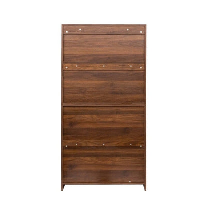 Armoire de rangement de bureau moderne avec portes vitrées, bibliothèque anti-poussière