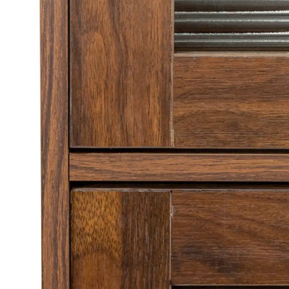 Armoire de rangement de bureau moderne avec portes vitrées, bibliothèque anti-poussière