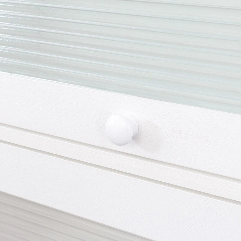 Armoire de rangement de bureau moderne avec portes vitrées, bibliothèque anti-poussière