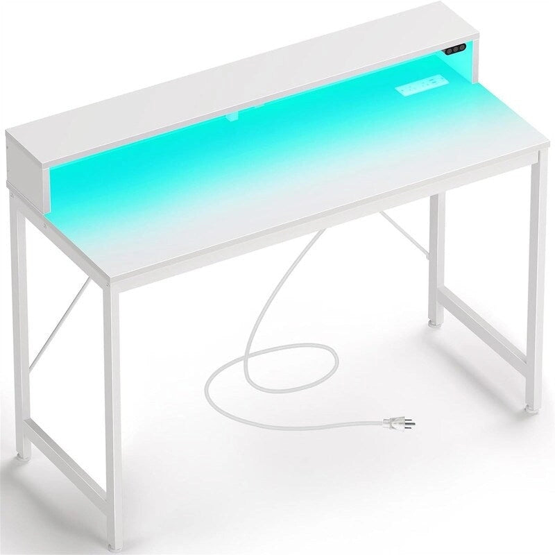 Bureau d'ordinateur 39 pouces avec éclairage LED