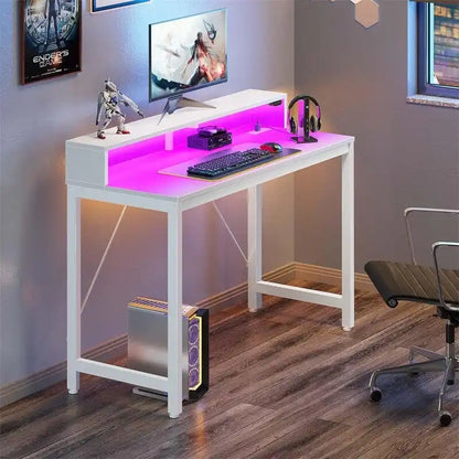 Bureau d'ordinateur 39 pouces avec éclairage LED