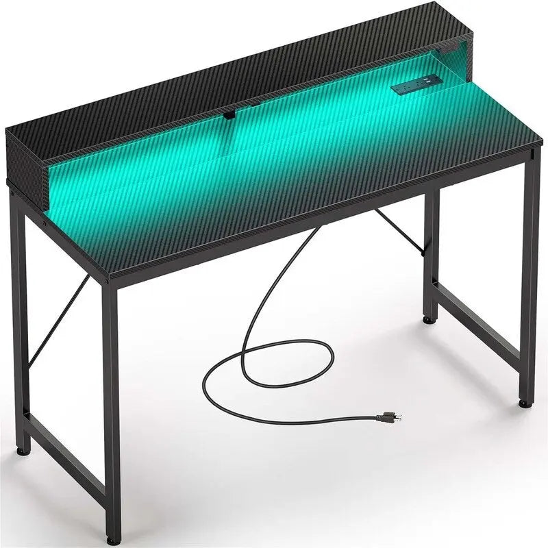 Bureau d'ordinateur 39 pouces avec éclairage LED