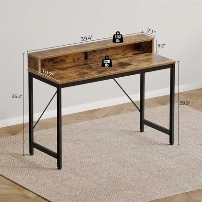 Bureau d'ordinateur 39 pouces avec éclairage LED