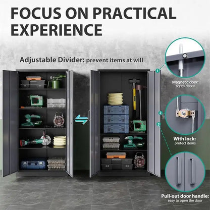 Armoire de rangement avec portes