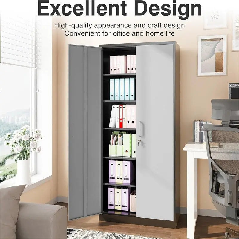 Armoire de rangement avec portes