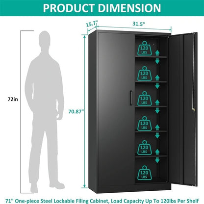 Armoire de rangement avec portes