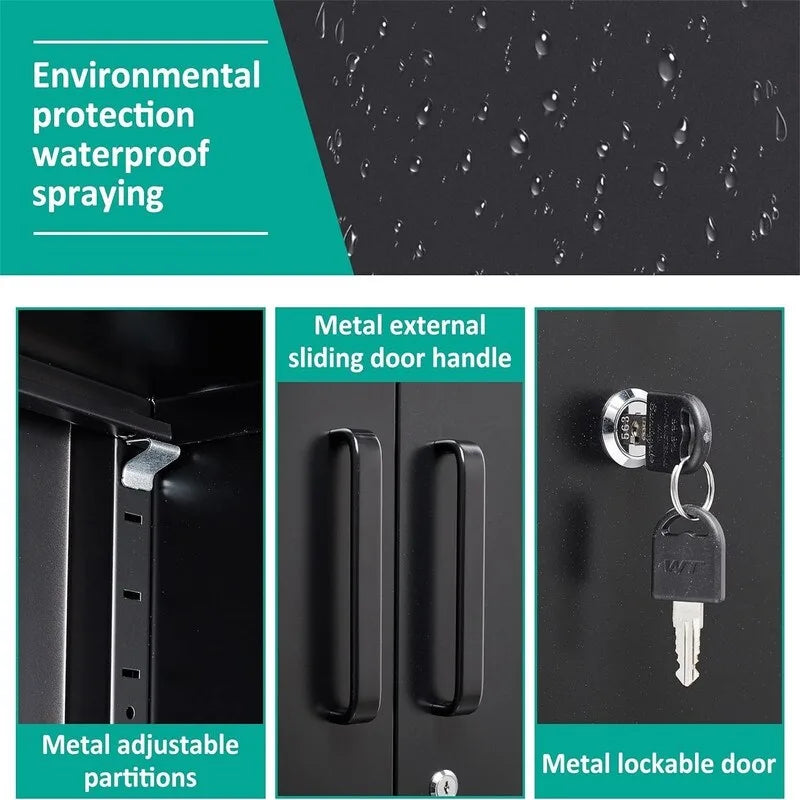 Armoire de rangement avec portes