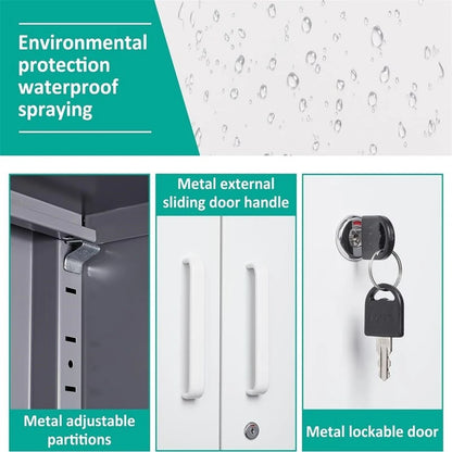 Armoire de rangement avec portes