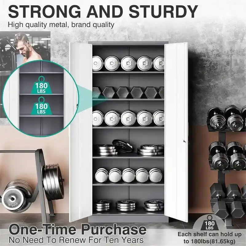 Armoire de rangement avec portes