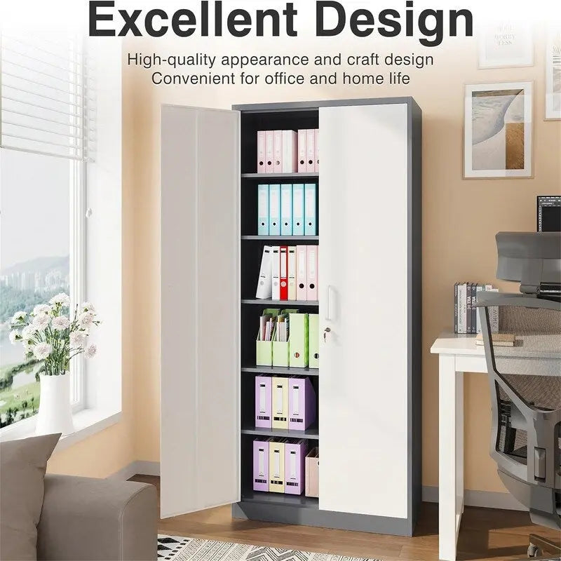 Armoire de rangement avec portes