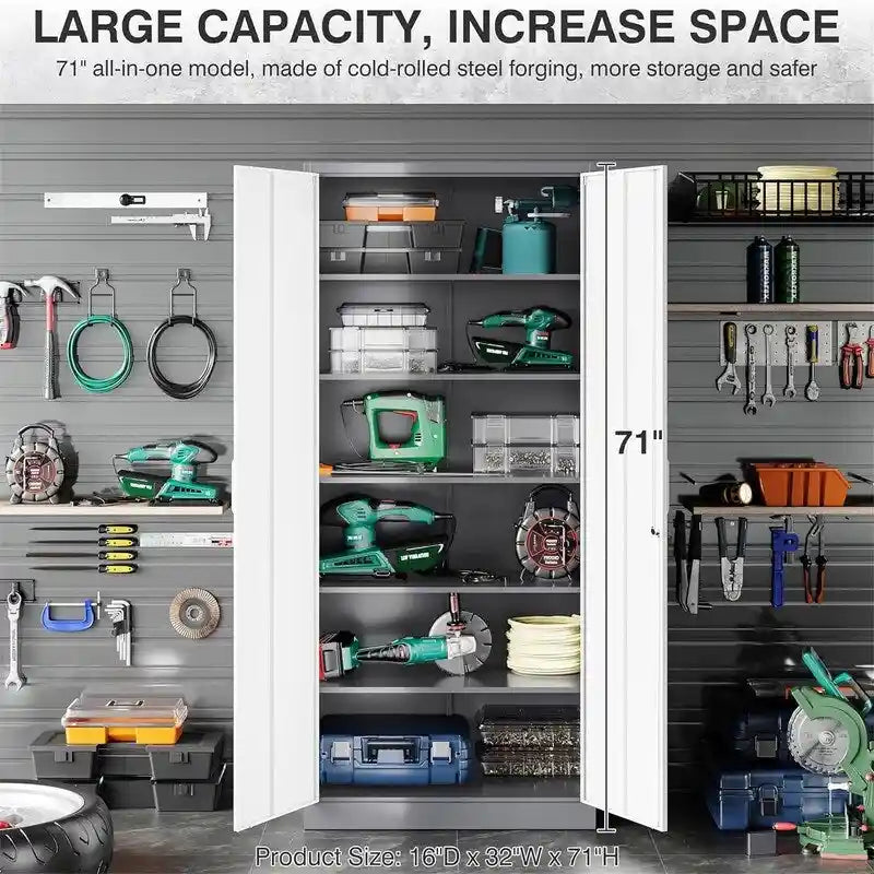 Armoire de rangement avec portes