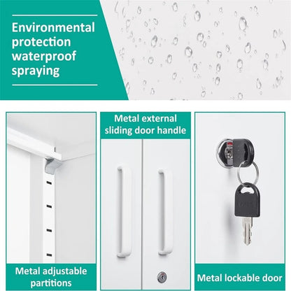 Armoire de rangement avec portes