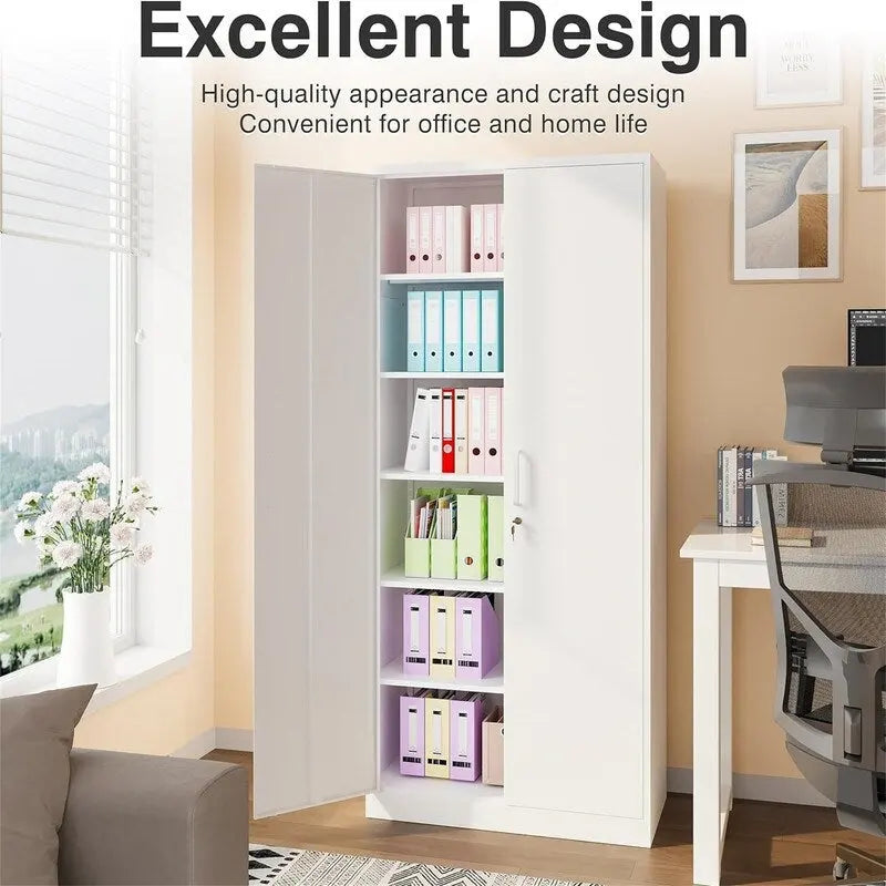 Armoire de rangement avec portes