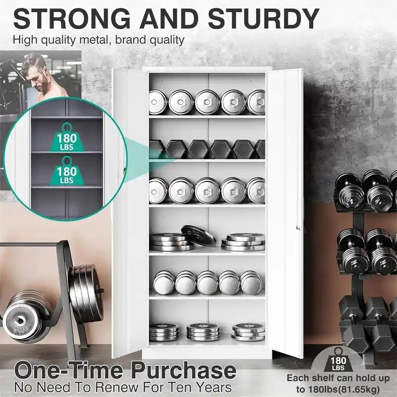 Armoire de rangement avec portes