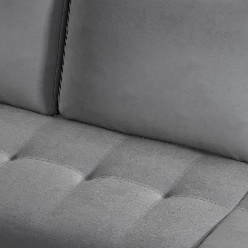 Canapé-lit d'angle avec méridienne de rangement, méridienne gauche/droite