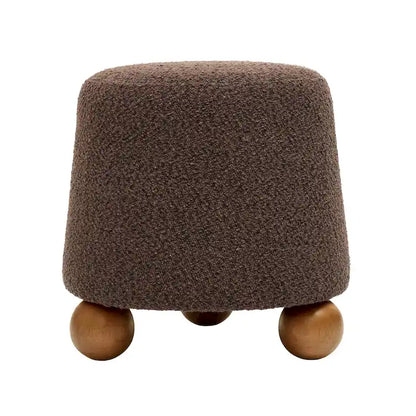 Tabouret rembourré Jaine Boucle