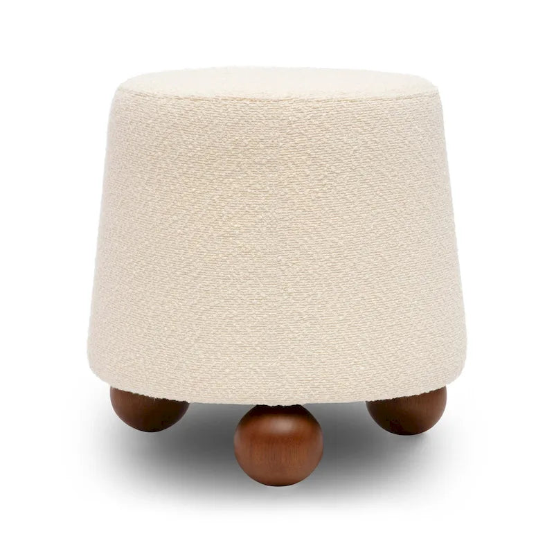 Tabouret rembourré Jaine Boucle