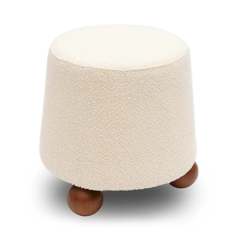 Tabouret rembourré Jaine Boucle