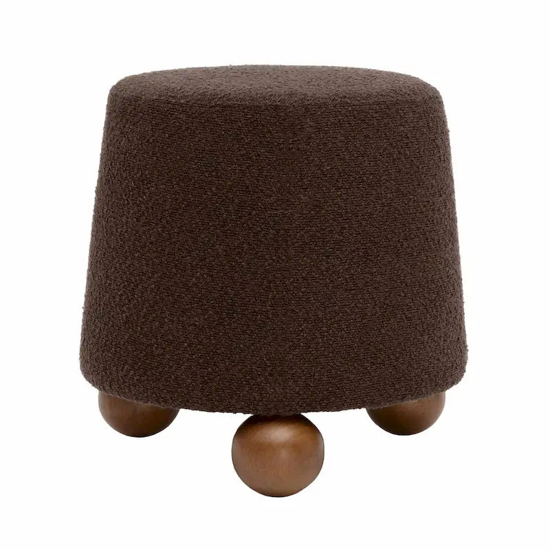 Tabouret rembourré Jaine Boucle