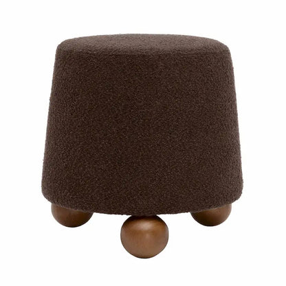 Tabouret rembourré Jaine Boucle