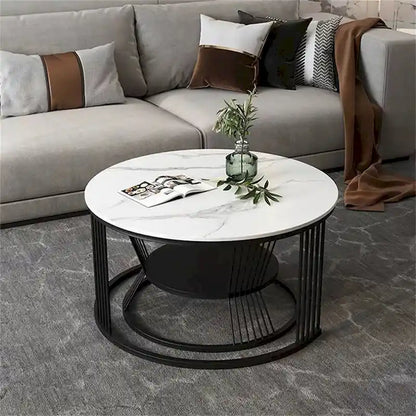 Ensemble de 2 tasses à café gigognes rondes modernes