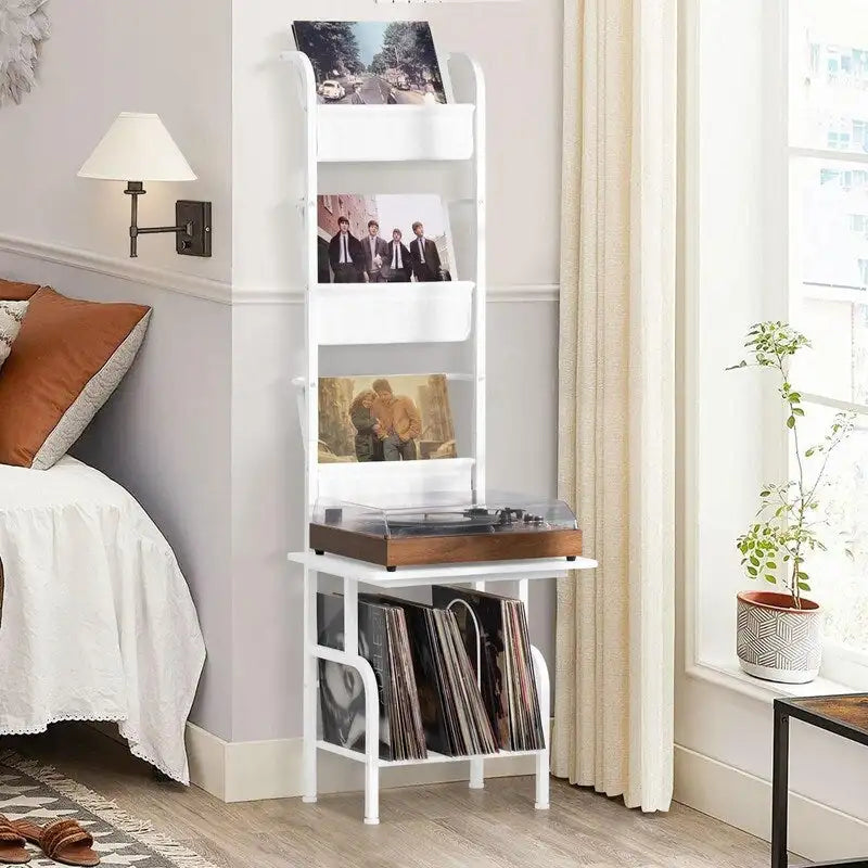 Support haut pour platine vinyle - 50 x 39 x 144 cm