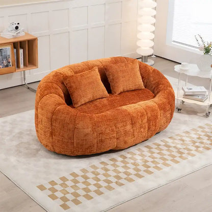 Pouf en chenille, canapé paresseux