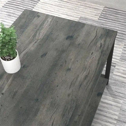 Table basse rustique en bois - 55 cm (P) x 100 cm (L) x 45 cm (H)