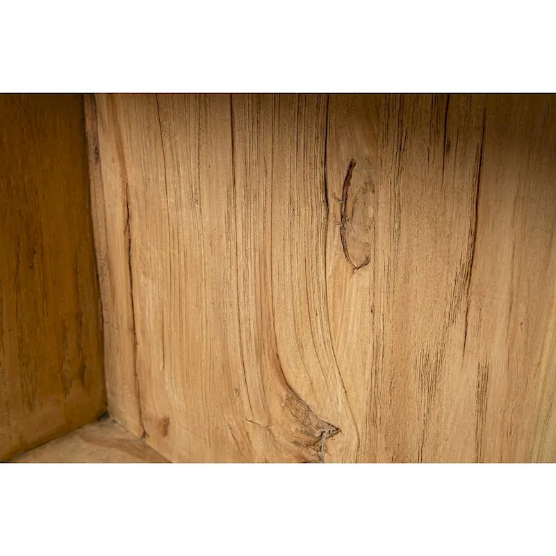 Table d'appoint Bridges en orme recyclé, naturel