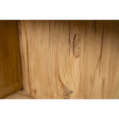 Table d'appoint Bridges en orme recyclé, naturel