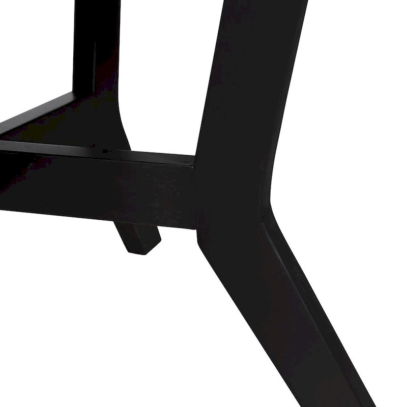 Table basse ronde en bois de style campagnard des années 50, 81 cm, pour salon