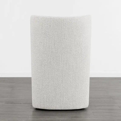 Chaises de salle à manger modernes Brian avec roulettes et base en bois, lot de 2