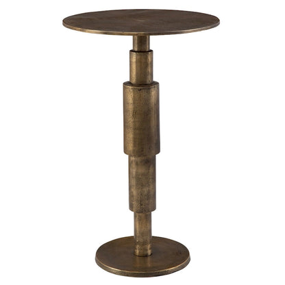 Uttermost Descend Gold Accent Table - 14W x 22.5H x 14D