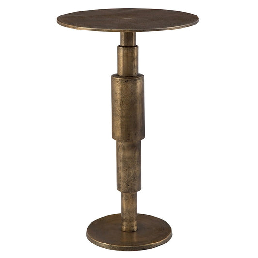 Uttermost Descend Gold Accent Table - 14W x 22.5H x 14D