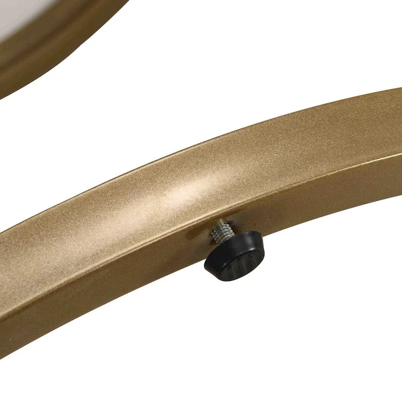 Table d'appoint ronde en marbre de 50 cm (19,68 pouces) avec rangement, table de chevet moderne avec tiroir, table d'appoint pour salon et chambre à coucher