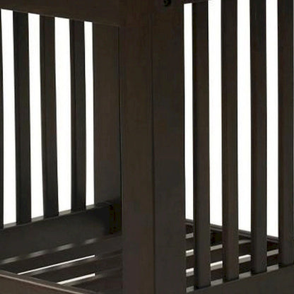 Table d'appoint Moen 53 cm, imitation marbre blanc, étagère inférieure, bois noir