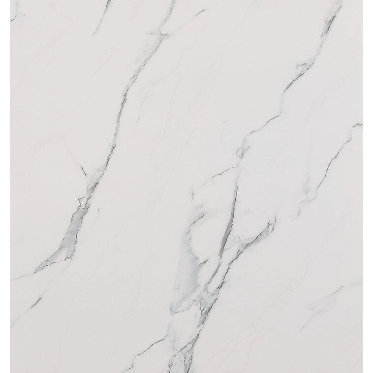 Ensemble de salle à manger Best Quality Furniture D321-SC324-7 avec plateau en marbre blanc de 78 pouces