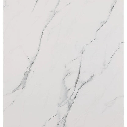 Ensemble de salle à manger Best Quality Furniture D321-SC324-7 avec plateau en marbre blanc de 78 pouces