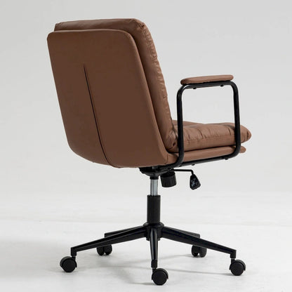 Chaise de bureau pivotante GEITIN avec accoudoirs rembourrés