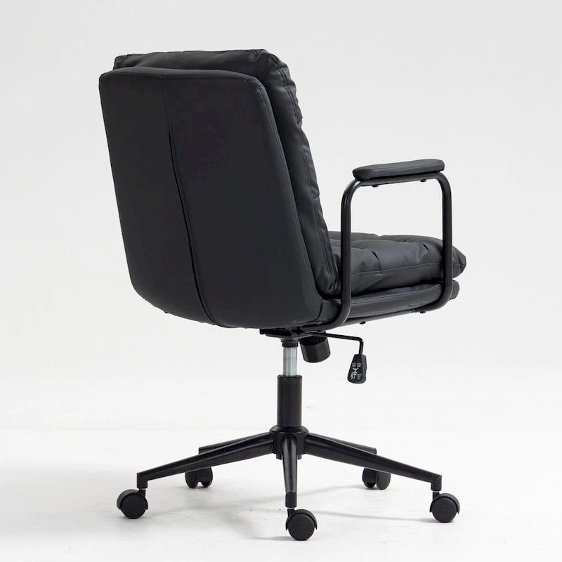 Chaise de bureau pivotante GEITIN avec accoudoirs rembourrés