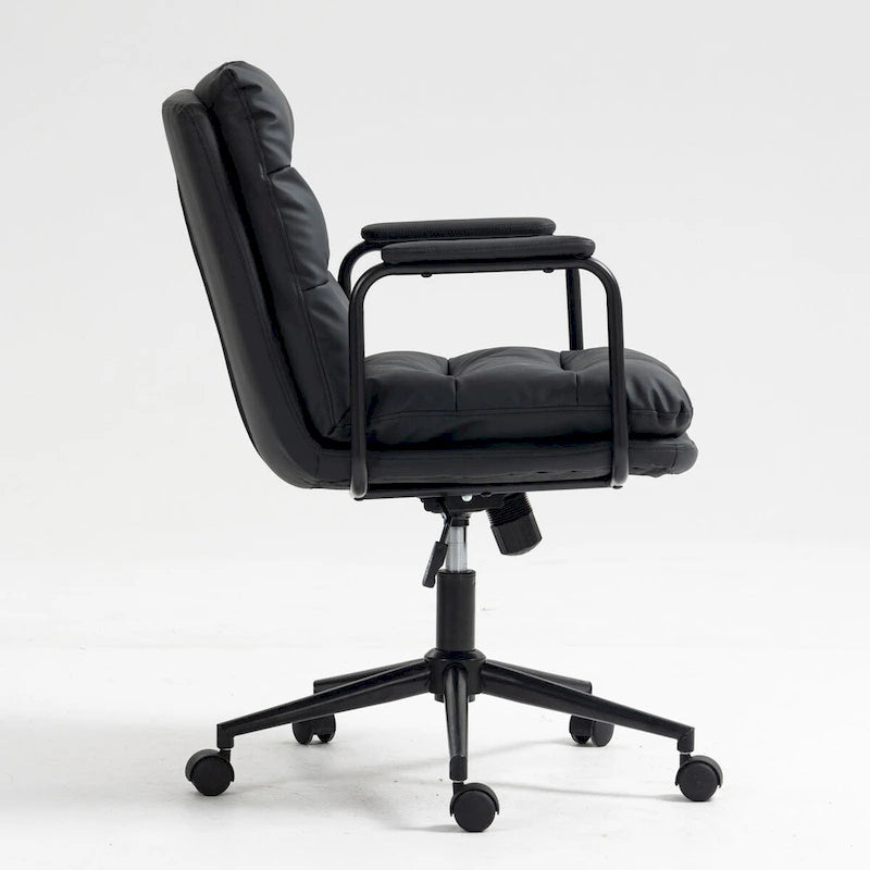 Chaise de bureau pivotante GEITIN avec accoudoirs rembourrés