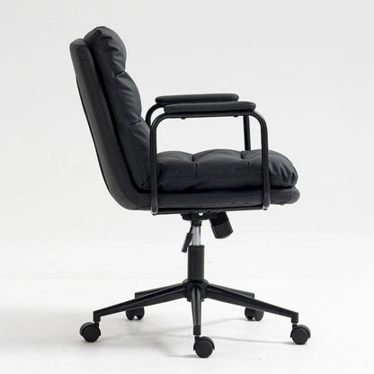 Chaise de bureau pivotante GEITIN avec accoudoirs rembourrés