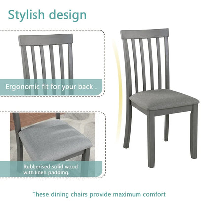 Ensemble de table rectangulaire à manger